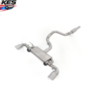 Silencieux d'échappement Valvetronic Performance Catback pour VW Scirocco R 2.0T 2015, en acier inoxydable SS 304, testé à 100% selon les normes OEM