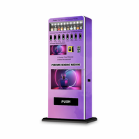 Máquina expendedora de perfumes, MOQ bajo, soporte para máquina expendedora de perfumes, máquina expendedora de perfumes para 10 botellas