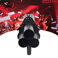 Canon à confettis métallique puissant SITERUI SFX 20W à trois têtes, contrôle tactile électrique, pour célébrations et spectacles