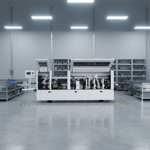 Machine de chantournage automatique pour portes de placards de cuisine, chants en PVC, MDF, ABS, contreplaqué, pré-fraisage - Product Image 1