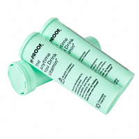 Tube en plastique de 99 mm pour comprimés effervescents avec bouchon déshydratant, conception personnalisée pour les compléments alimentaires, marque privée, qualité alimentaire