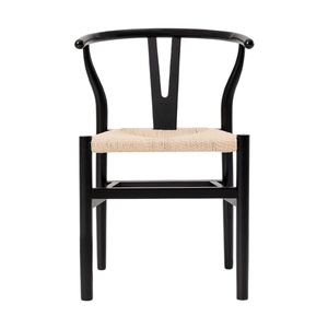 Nhà máy cung cấp ghế phụ kiểu Bắc Âu Hiện đại chất lượng cao và ghế ăn dệt cho các nhà hàng với tựa lưng hình chữ Y - Product Image 1