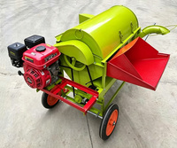 Décortiqueuse de riz à moteur essence, mini-machine agricole professionnelle pour le décorticage et le nettoyage du riz paddy