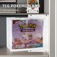 Boîte à cartes en acrylique pour présentoirs de cartes à collectionner, étui de protection magnétique robuste pour le stockage en magasin