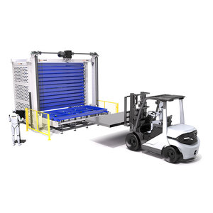 Rak palet Drive-In terkomputerisasi penyimpanan plat otomatis desain dapat dilipat untuk pelacakan persediaan gudang efisien logam baja - Product Image 2