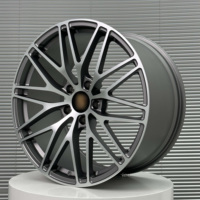 Jante en alliage monobloc finition usinée gris bronze mat 17-24 pouces pour SUV de performance européen (pièce de rechange)