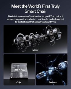 Silla <span class=keywords><strong>de</strong></span> <span class=keywords><strong>Oficina</strong></span> Ergonómica Inteligente Hbada X7 con Seguimiento Lumbar Totalmente Automatizado 720 °   Reposabrazos Ajustables, Cojín <span class=keywords><strong>de</strong></span> Asiento Ventilado - Product Image 5