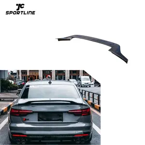 For AUDI A4 S4 B9 Sedan GT Style Carbon fiber Rear Spoiler Trunk wing 2015-2023