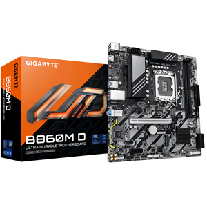 Gigabyte B860M D LGA 1851 Micro ATX เมนบอร์ด Intel B860 DDR5 <span class=keywords><strong>2x</strong></span> <span class=keywords><strong>DIMM</strong></span> 128GB 1x หน่วยความจำ PCIe 5.0 X16 <span class=keywords><strong>2x</strong></span> สล็อต M.2เมนบอร์ด - Product Image 1
