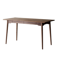 Bureau d'écriture moderne en bois massif, table d'ordinateur pour bureau à domicile, taille personnalisée, pour chambre à coucher, avec design ergonomique