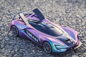 <span class=keywords><strong>Voiture</strong></span> RC <span class=keywords><strong>de</strong></span> drift 4x4 haute vitesse 1:24 avec peinture caméléon, son et lumière, aileron mobile - <span class=keywords><strong>Voiture</strong></span> télécommandée <span class=keywords><strong>de</strong></span> cascade - Product Image 5