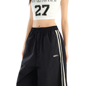 <span class=keywords><strong>Pantalones</strong></span> de baile de verano <span class=keywords><strong>para</strong></span> mujer, de secado rápido, transpirables, atléticos, informales, con cordón en la cintura, bloque de color clásico, raya lateral plana XL OEM/ODM - Product Image 6