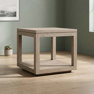 Modern Weather-resistant Teak <b>Outdoor</b> <b>Side</b> <b>Table</b> Set for Hotel Garden Poolside Villa hotel Patio Use - Product Image 3