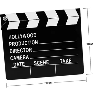 Clapboard de cinéma en bois personnalisé de haute qualité, petite taille - Product Image 2