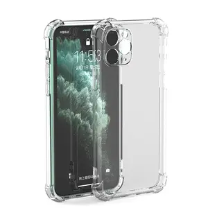 Transparent shell cover 13 shield air cushion bumper TPU case for iPhone 14 fall resistant case
