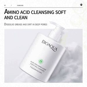 Sữa rửa mặt OEM Bioaqua nhãn hiệu riêng bán buôn Aloe axit amin rửa kiểm soát dầu chăm sóc da làm trắng giữ ẩm khuôn mặt - Product Image 5