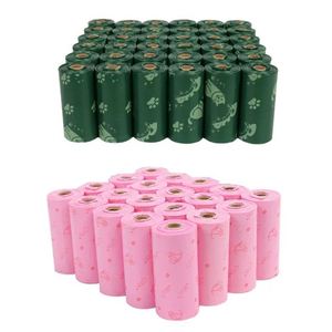 Sacs à déjections canines biodégradables en plastique écologique de haute qualité à prix de gros, contrôle efficace des odeurs pour chiens Aisunbio - Product Image 4