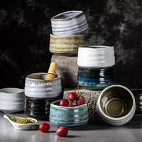 Bol à matcha pleine lune en céramique, design Japandi éco-responsable, inspiré du four artisanal