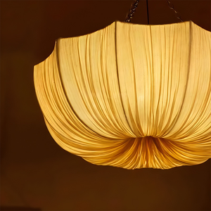 Luce a sospensione in tessuto retrò francese lampada a sospensione medievale americana soggiorno camera da letto sala da pranzo apparecchi di illuminazione di fascia alta