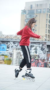 Trung Quốc Nhà Máy Chuyên Nghiệp OEM Tích Cực Inline Roller <span class=keywords><strong>Skates</strong></span> PP Giày Shell Kích Thước 31-42 # Trắng Và Màu Đen - Product Image 6