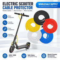 Protecteur de câble de frein pour trottinette électrique 1M, enveloppe spirale pour organisateur de câbles moteur M365 Pro, accessoires de protection