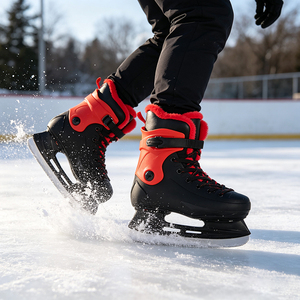 Patins à glace pour adultes, étudiants, débutants, bottes de patinage en acier au carbone pré-affûtées, taille 36-45 - Product Image 2