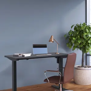 ZGO meilleur motorisé debout ergonomique électrique haut et bas Table mobilier de bureau métal hauteur réglable cadre de bureau