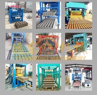Machine de fabrication de briques en béton de ciment creux pour pavés