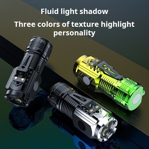 Xinsite Đèn pin sạc <span class=keywords><strong>Led</strong></span> siêu năng lượng 3W di động đèn pin thu hút từ tính ba mắt mini 1000 Lumens cho ngoài trời - Product Image 5