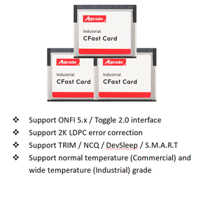Industrielle SATA SSD CFast OEM ODM mit 500MB/s Lesegeschwindigkeit 440MB/s Schreibgeschwindigkeit Betrieb bei Weiten Temperaturbereichen - Product Image 5