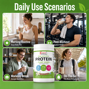 Fabricante de Suplementos de Proteína al por Mayor, 22 g de Proteína y Probióticos, Sabor Vainilla, Sin Gluten, 660 g de Proteína en Polvo - Product Image 3