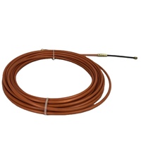Tire-câble en nylon de 3 mm x 30 m avec étui et dispositif de guidage, tire-câble électrique en nylon, tige de guidage pour conduit