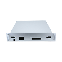 Boîtier de contrôle 2U 19 pouces pour montage en rack, ventilateurs de refroidissement réseau, oreilles de montage en aluminium anodisé, tôle métallique, OEM personnalisé, IP54