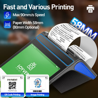 FYJ F1-88 Pos Machine Termin Pos Restaurant Commande en ligne Imprimante Facture 4G Mobile Android Pos Logiciel pour Restaurant