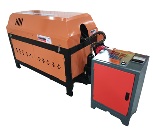 Mesin Pelurus & Pemotong Batang Baja CNC Otomatis Kecepatan Tinggi dengan Motor 7.5KW 380V Roda Baja D3 Bertenaga Gear - Product Image 1