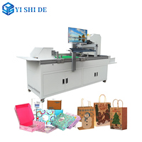 Nouvelle imprimante à passe unique Yishide S300 imprimante UV automatique de sac en papier 297mm/580mm sac à provisions cadeau Machine d'impression UV Lcon