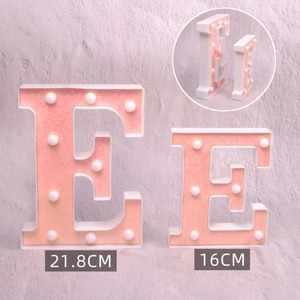 Lumière LED rose lumineuse transfrontalière en forme de lettres anglaises, idéale pour les propositions, les confessions, la décoration, les fêtes d'anniversaire et comme lumière numérique. - Product Image 2