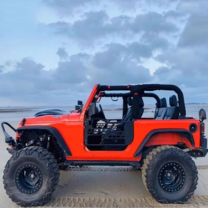 -Phụ kiện đường bộ Cửa thép nửa cửa 2 cửa với gương chiếu hậu cho xe Jeep 2007-2017 kiểu ống - Product Image 6