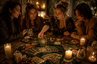 Cartes de tarot et d'oracle haut de gamme avec estampage à chaud doré, encre métallique et bords dorés, fabrication sur mesure, papier écologique recyclable