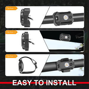 Luces <span class=keywords><strong>LED</strong></span> Interiores para Techo de Coche de 3 Pulgadas, Color Ámbar Amarillo, 12V 24V, Ajuste Universal, con Interruptor de Encendido/Apagado Integrado - Product Image 6