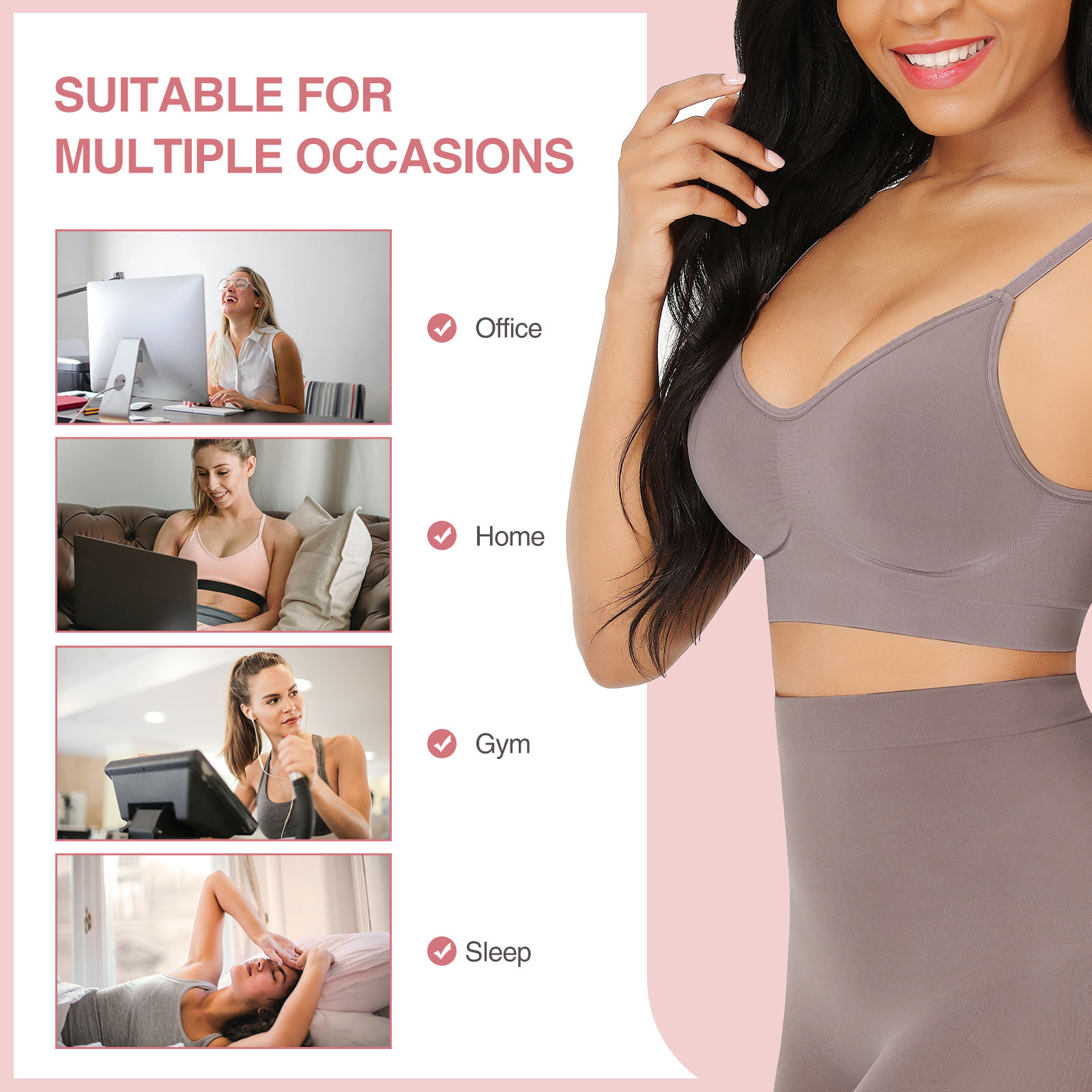 HOT SALE Dropshipping Service Seamless Body Shaper Bra Shapewear Enhancer Butt Lifter Shapewear Panties Shapewear for Women