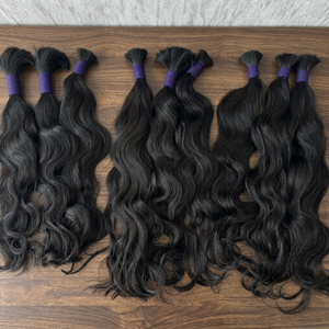 Wholesale Bulk Body Wave Human Hair Extensions Raw 26-28 Inches Double Wefted Tape Ins Pre-Bonded Lace <b>Wigs</b> - Product Image 1