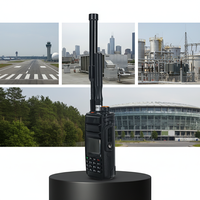 Détecteur de drone FPV portable 360 degrés H9LP léger, détecteur FPV 2.4G et 5.8G (300-6200MHz) avec portée d'avertissement de 1 km