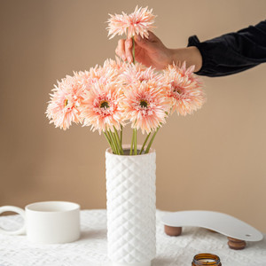 Fleur artificielle de gerbera en soie, tige unique, 30cm-100cm, pour la décoration de la maison, des mariages et de la photographie - Product Image 1