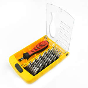 Jeu de 37 embouts de tournevis cruciformes PH2 T4-T10 T15 T20, qualité industrielle, manche en plastique, pointe magnétique, finition nickelée, à cliquet - Product Image 5