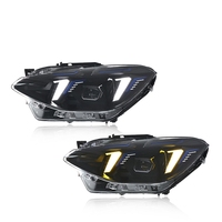 Ensemble de phares de projecteur LED PC haute luminosité avec DRL œil de serpent pour BMW Série 1 F20 2012-2014