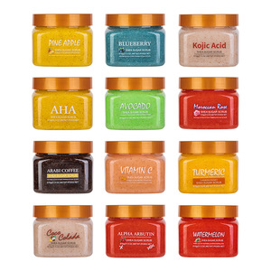 Gommage Visage et Corps au Beurre de Karité, Sucre, Sel et Café, Exfoliant et Éclaircissant, OEM ODM - Product Image 1