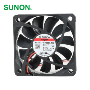 Sunon MF60151V2-1000C-A99อินเวอร์เตอร์ตู้ไฟฟ้ารองรับ22.8CFM ไฟฟ้า, 68mA 12VDC ขนาด60x60x15มม. มีกำลังไฟ0.88วัตต์3900รอบต่อนาที - Product Image 1