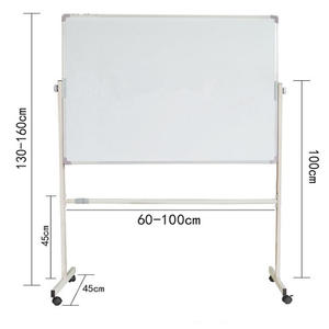 Soporte de pizarra plegable de Metal magnético, pantalla móvil, barra doble, elevación, pizarra Universal retráctil - Product Image 4