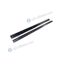 BENSNEES jupe latérale en Fiber de carbone véritable pièces extérieures noires pour accessoires de voiture Mercedes Benz W204 C63 Amg